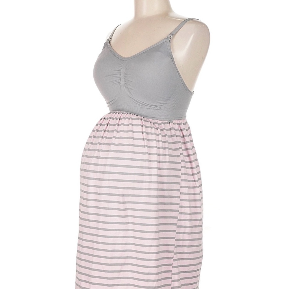 Motherhood Gray Nursing Nightgown